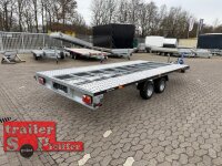 Balhanger OPTI 3045 - 450 x 216 - 3000 kg kippbarer Autotransporter mit ALU Rampen