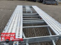 EINZELSTÜCK - Balhanger OPTI 3045 - 450 x 216 - 3000 kg kippbarer Autotransporter mit ALU Rampen