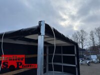 Aussteller / EDUARD 2615 -GE- Hochlader, Bordwände 30cm -1500kg- Lfh: 56cm -195/55R10 mit Hochplane SP-Line - Rollo - Rollfix - vorne EXTRA RUND - Runddach