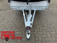 Aussteller / EDUARD 2615 -GE- Hochlader, Bordwände 30cm -1500kg- Lfh: 56cm -195/55R10 mit Hochplane SP-Line - Rollo - Rollfix - vorne EXTRA RUND - Runddach