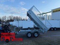 SARIS Dreiseitenkipper 310 176 3500 2 HDS E Heavy Duty STAHL WÄNDE - FULL LED - Rampenschacht - E-PUMPE mit Laubgitter 60 cm