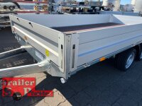 Böckmann HL-AL 4121/35 F 414 x 210 - 3500 KG 195/50R13 C Alu - Hochlader Anhänger