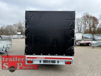 EDUARD 5020 -GD- Hochlader, Bordwände 30cm -2700kg- Lfh: 63cm -195/50R13 mit Hochplane EDITION Black Bill