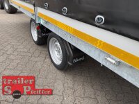 EDUARD 5020 -GD- Hochlader, Bordwände 30cm -2700kg- Lfh: 63cm -195/50R13 mit Hochplane EDITION Black Bill