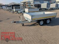 EDUARD 2615 -GD- Heckkipper, Auffahrschienen, Bordwände 30cm -2000kg- E-Pumpe - Lfh: 63cm -195/50R13