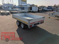 EDUARD 2615 -GD- Heckkipper, Auffahrschienen, Bordwände 30cm -2000kg- E-Pumpe - Lfh: 63cm -195/50R13