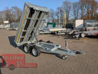 EDUARD 2615 -GD- Heckkipper, Auffahrschienen, Bordwände 30cm -2000kg- E-Pumpe - Lfh: 63cm -195/50R13