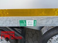 EDUARD 4018 -GD- 3 Seitenkipper, Bordwände 30cm -3500kg- E & H-Pumpe - Lfh: 66cm -195/50R13 mit mit SE-KA Kastenaufsatz 60 cm