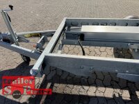 EDUARD 4018 -GD- 3 Seitenkipper, Auffahrschienen, Bordwände 30cm -3500kg- E & H-Pumpe - Lfh: 66cm -195/50R13 mit mit SE-KA Kastenaufsatz 60 cm