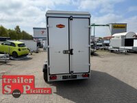 Böckmann KT-AL 3015/27 H Kofferanhänger mit Vollaluminium Aufbau mit ALU Boden und Seitentür