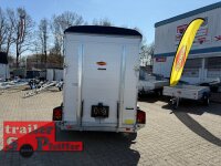 Böckmann KT-PB-AL 3015/27 M F ALU Kofferanhänger mit Polyesterbug - Tür-/Rampekombination - Seitentür