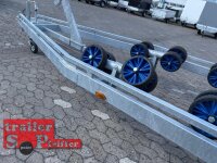 EINZELSTÜCK I Vlemmix  C Trailer - Bootstrailer 1800 kg 6,3m Rahmen  - FLEXROLL System + klappbare Rücklichter LED