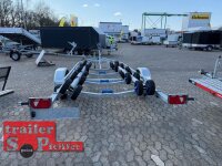 EINZELSTÜCK I Vlemmix  C Trailer - Bootstrailer 1800 kg 6,3m Rahmen  - FLEXROLL System + klappbare Rücklichter LED