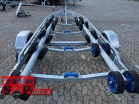 EINZELSTÜCK I Vlemmix  C Trailer - Bootstrailer 1800 kg 6,3m Rahmen  - FLEXROLL System + klappbare Rücklichter LED