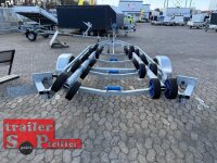 EINZELSTÜCK I Vlemmix  C Trailer - Bootstrailer 1800 kg 6,3m Rahmen  - FLEXROLL System + klappbare Rücklichter LED