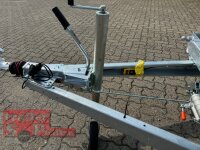 EDUARD 3318 -GD- 3 Seitenkipper, Auffahrschienen, Bordwände 30cm -3500kg- E & H-Pumpe - Lfh: 63cm -195/50R13 mit 3318 - AufsatzBordwände pendelbar - 30cm hoch + Flachplane + Bluetoothwächter #1
