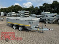 EDUARD 3318 -GD- 3 Seitenkipper, Auffahrschienen, Bordwände 30cm -3500kg- E & H-Pumpe - Lfh: 63cm -195/50R13 mit 3318 - AufsatzBordwände pendelbar - 30cm hoch + Flachplane + Bluetoothwächter #1
