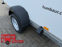 HUMBAUR HK 132513-15P FlexZurr - Kofferanhänger 1300 KG  mit Überfahrwand - 100 KM/H