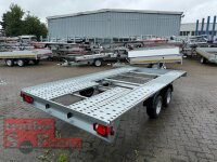 HUMBAUR FTK 27 40 22 I 400 x 214 I 2700 KG I kippbarer leichter Autotrailer - 100 KM/H