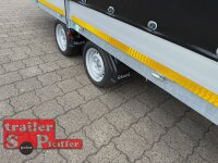 EDUARD 5020 -GD- Hochlader, Auffahrschienen, Bordwände 30cm -2700kg- Lfh: 63cm -195/50R13 mit Hochplane STN 200