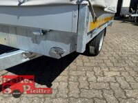 EDUARD 2615 -GE- Hochlader, Bordwände 30cm -1500kg- Lfh: 63cm -195/50R13  mit Hochplane GRAU