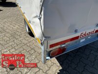 EDUARD 2615 -GE- Hochlader, Bordwände 30cm -1500kg- Lfh: 63cm -195/50R13  mit Hochplane GRAU