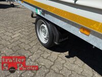 EDUARD 2615 -GE- Hochlader, Bordwände 30cm -1500kg- Lfh: 63cm -195/50R13  mit Hochplane GRAU