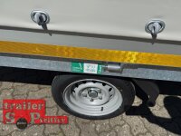 EDUARD 2615 -GE- Hochlader, Bordwände 30cm -1500kg- Lfh: 63cm -195/50R13  mit Hochplane GRAU