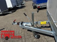 EDUARD 2615 -GE- Hochlader, Bordwände 30cm -1500kg- Lfh: 63cm -195/50R13  mit Hochplane GRAU