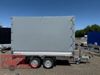 HUMBAUR HT 203116 Hochlader ALU 2000 kg - 310 x 165 mit Hochplane SP-Line