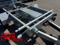 HUMBAUR HTK 3500.31 PROSTEEL I 314 x 175 I 3500 KG I Dreiseitenkipper mit E-Pumpe - Rampenschacht mit Fuhrmann Stahl Bordwand