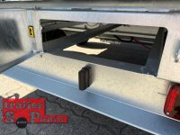 HUMBAUR HTK 3500.31 PROSTEEL I 314 x 175 I 3500 KG I Dreiseitenkipper mit E-Pumpe - Rampenschacht mit Fuhrmann Stahl Bordwand