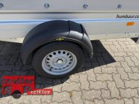 HUMBAUR HA 132513 ALU 1300 kg gebremst 251 x 131 mit Hochplane SP-Line GRAU