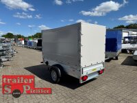 HUMBAUR HA 132513 ALU 1300 kg gebremst 251 x 131 mit Hochplane SP-Line GRAU