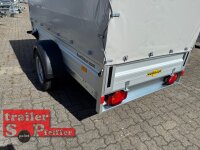 HUMBAUR HA 132513 ALU 1300 kg gebremst 251 x 131 mit Hochplane SP-Line GRAU