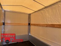 HUMBAUR HA 132513 ALU 1300 kg gebremst 251 x 131 mit Hochplane SP-Line GRAU