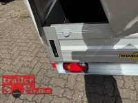 HUMBAUR HA 132513  FS ALU 1300 kg gebremst 251 x 131 mit Hochplane SP-Line GRAU
