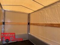 HUMBAUR HA 132513  FS ALU 1300 kg gebremst 251 x 131 mit Hochplane SP-Line GRAU