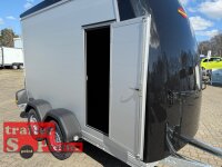 Böckmann KT-PB-AL 3015/20 M F ALU Kofferanhänger mit Polyesterbug - Tür-/Rampekombination - Seitentür