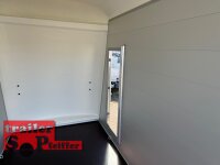 Böckmann KT-PB-AL 3015/20 M F ALU Kofferanhänger mit Polyesterbug - Tür-/Rampekombination - Seitentür