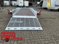 BAU-3 400/2 S  3,5T 3500 kg Baumaschinentransporter - Heckrampe