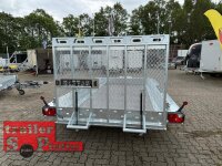 martz BAU-3 400/2 S  3,5T 3500 kg Baumaschinentransporter - Heckrampe