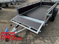 martz HOLZ 264 - 750 kg Anhänger - 264 x 126  - Reling