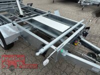 HUMBAUR HTK 3500.31 PROSTEEL I 314 x 175 I 3500 KG I Dreiseitenkipper mit E-Pumpe - Rampenschacht mit Fuhrmann Stahl Bordwand + Bordwandaufsatz 40 cm