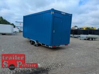 Vlemmix 20FT Container Anhänger 3500 KG Plattform 600x244 inkl. Bürocontainer