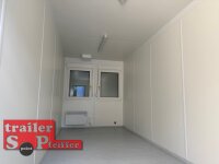 Vlemmix 20FT Container Anhänger 3500 KG Plattform 600x244 inkl. Bürocontainer