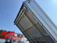 HUMBAUR HTK 3500.37 I 363 x 185 I 3500 KG I Dreiseitenkipper mit E-Pumpe - Rampenschacht  mit ALU Bordwandaufsatz 35 cm