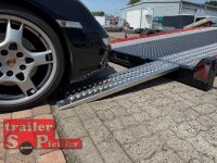 ABVERKAUF - Lorries Aluminium-Abschleppwagen PLAXX27-4520 - kippbar - 100 KM/H - Staukästen - Seilwinde