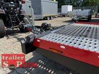 Lorries Aluminium-Abschleppwagen PLAXX27-4520 - kippbar - 100 KM/H - Staukästen - Seilwinde