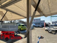 Gebraucht M2 Martkanhänger - Anhänger ungebremst - 100 KM/H mit Marktaufbau - 4 Verkaufsklappen - aus 02.2024